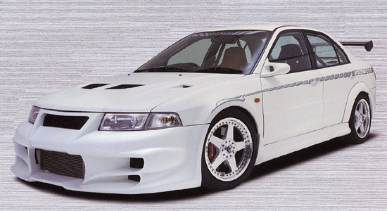 LANCER EVO Ⅵ C1 フロントバンパースポイラー | VeilSide